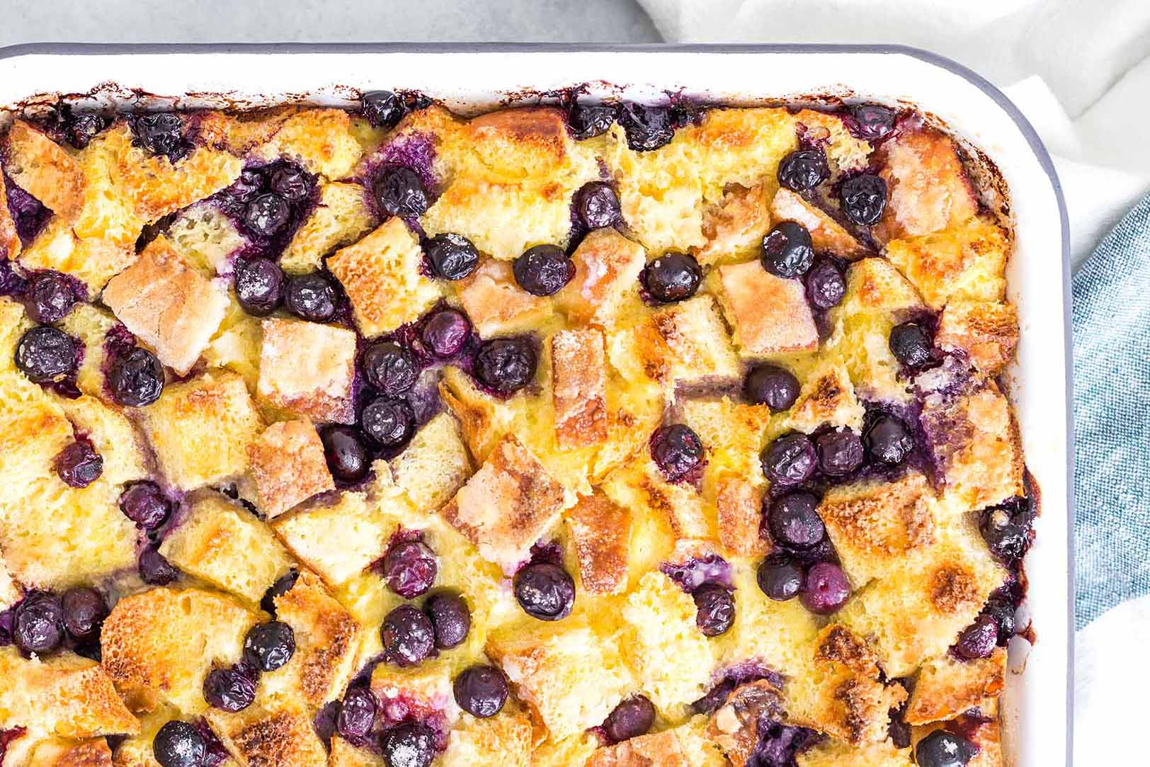 Baked Blueberry French Toast Casserole