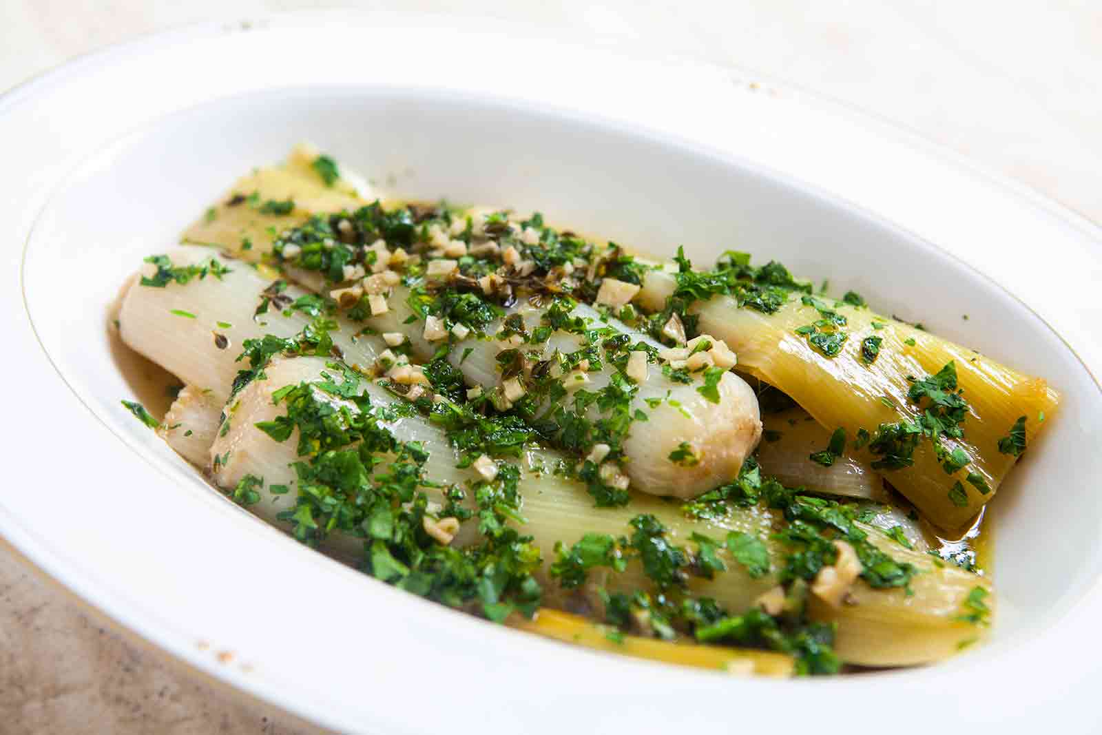 Braised Leeks