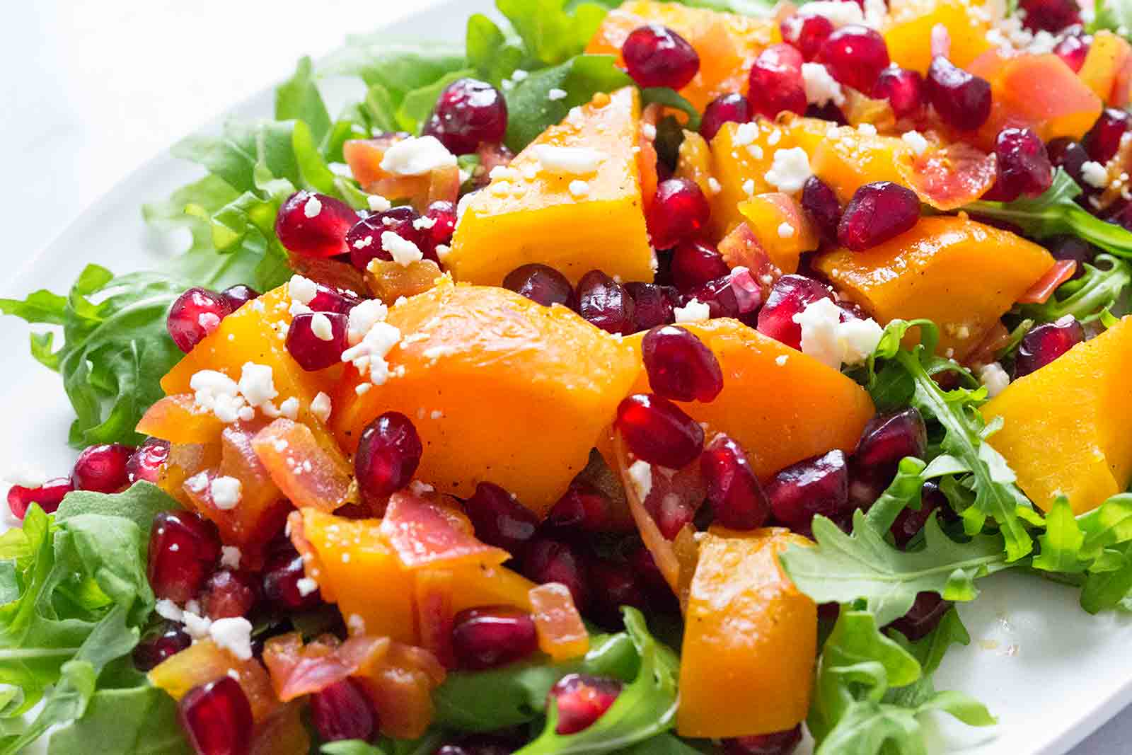 Golden Beet and Pomegranate Salad