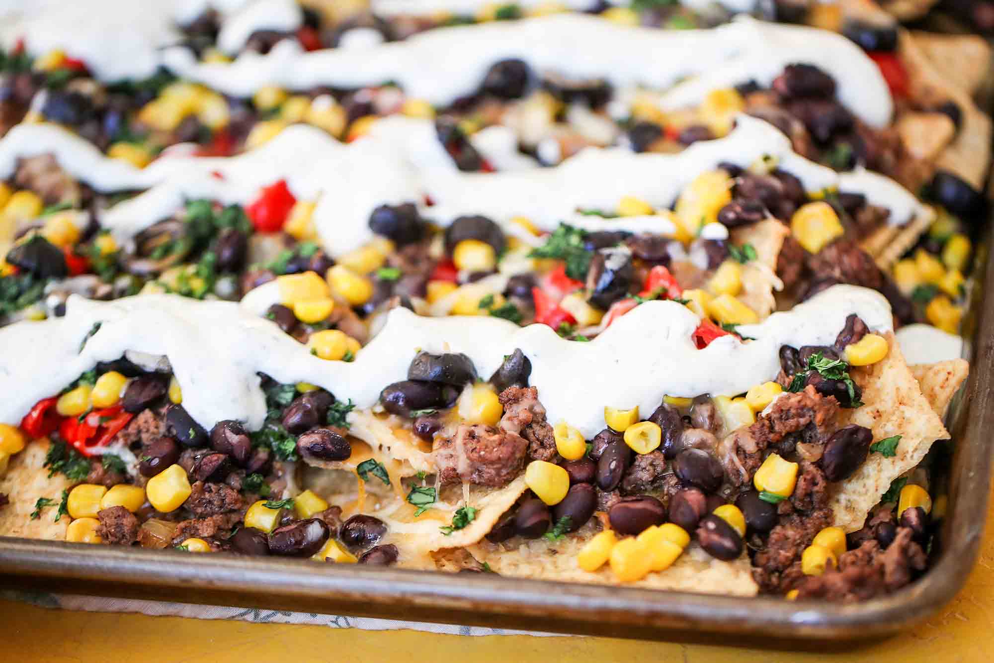 Loaded Sheet Pan Nachos