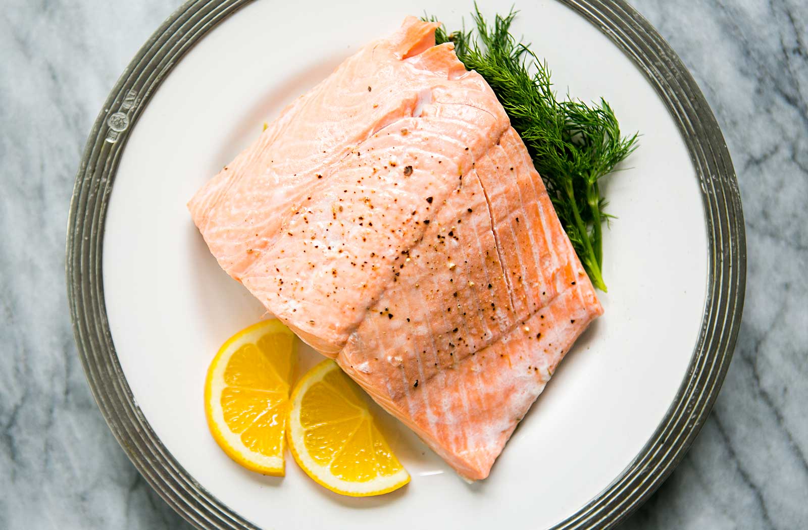 Poached Salmon