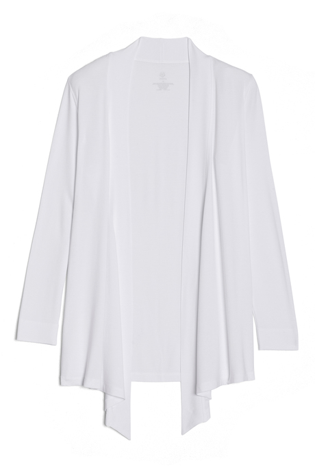 White flyaway cardigan Clearance