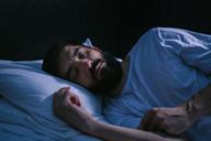 A person sleeping.