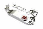 Medical alert bracelet.
