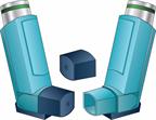 Two respiratory inhalers.