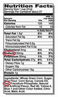 A food label with the word sodium circled in red. Salt is also circled in the ingredients list.