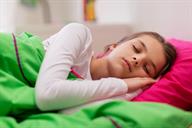 A child sleeping.