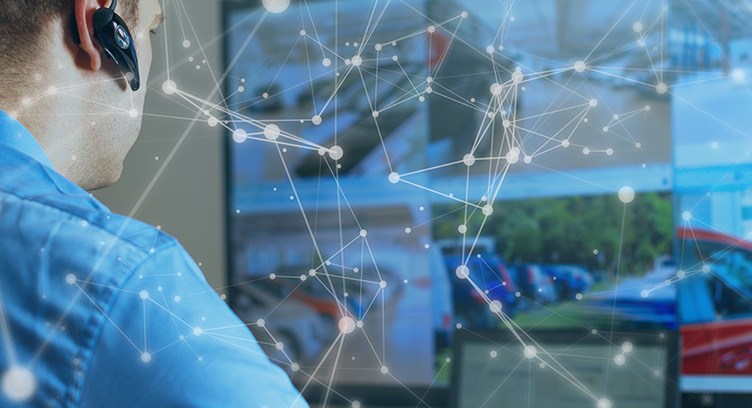 What-Office-Complex-Security image of security guard monitoring vms screens