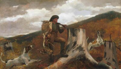Winslow Homer, American, 1836–1910, A Huntsman and Dogs, 1891