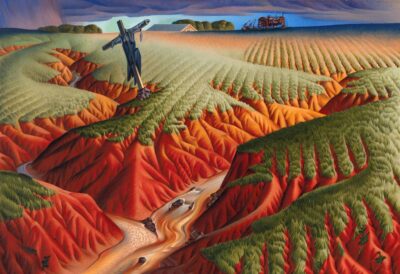 Alexandre Hogue, American, 1898 - 1994, Crucified Land, 1939