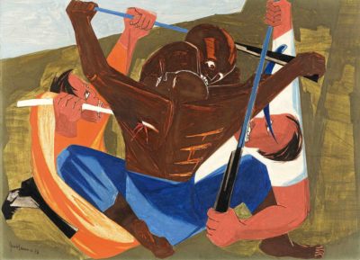 Panel 27, 1956, from Struggle: From the History of the American People, 1954–56.