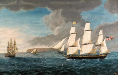 George Ropes. 1778-1819, Salem, Mass. The Ship Friendship Homeward Bound, 1805