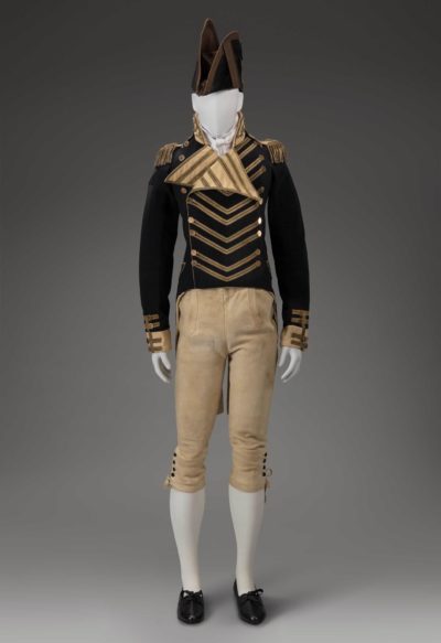 Artists in the United States. Military uniform, about 1812