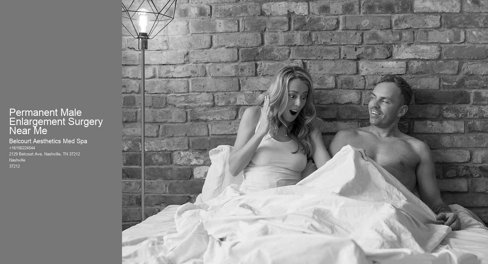 Permanent Male Enlargement Surgery Near Me