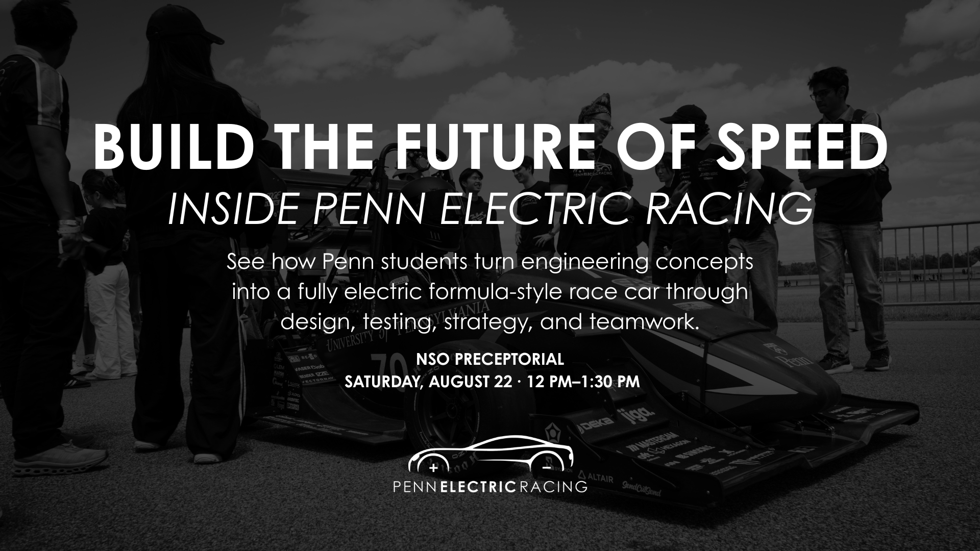 Electric Racing at Penn Preceptorial - Build the Future of Speed Event Image