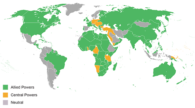 An image of world map