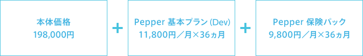 Android対応Pepperの料金