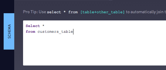 Joining tables