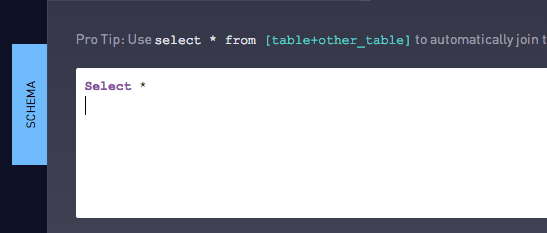 Joining tables