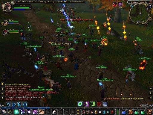 Here is a typical Tuesday afternoon on a PVP realm