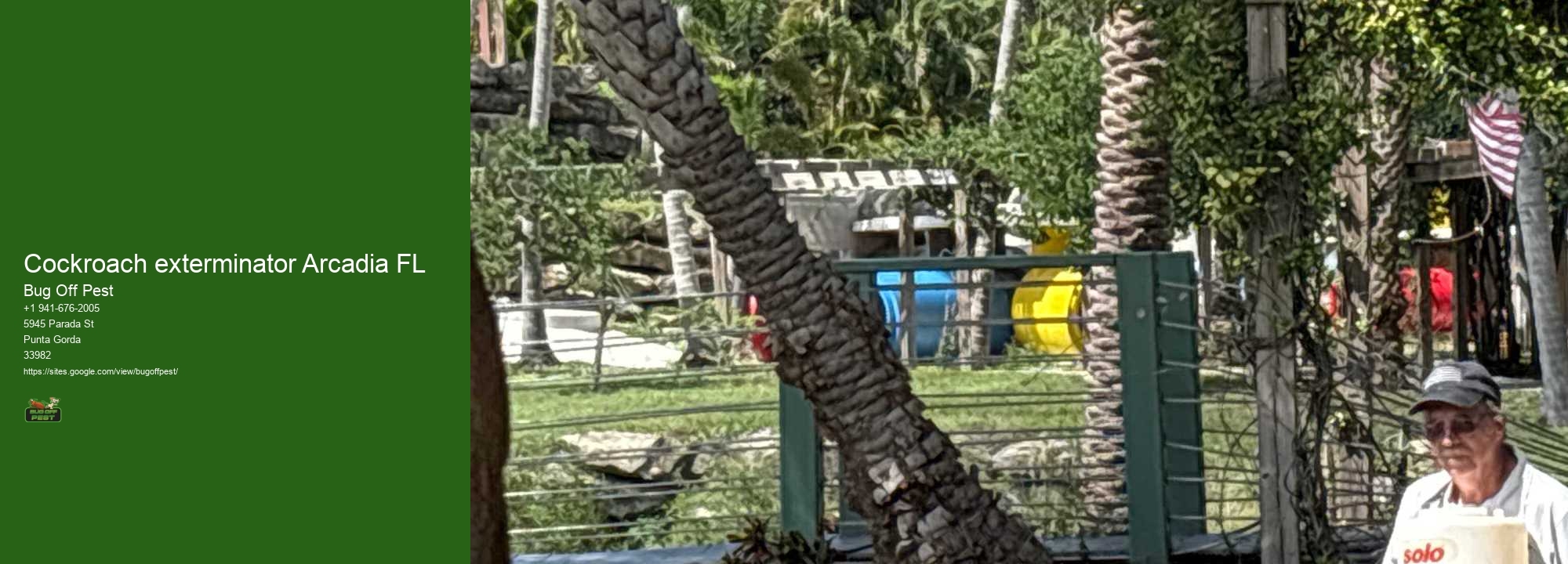 Cockroach exterminator Arcadia FL