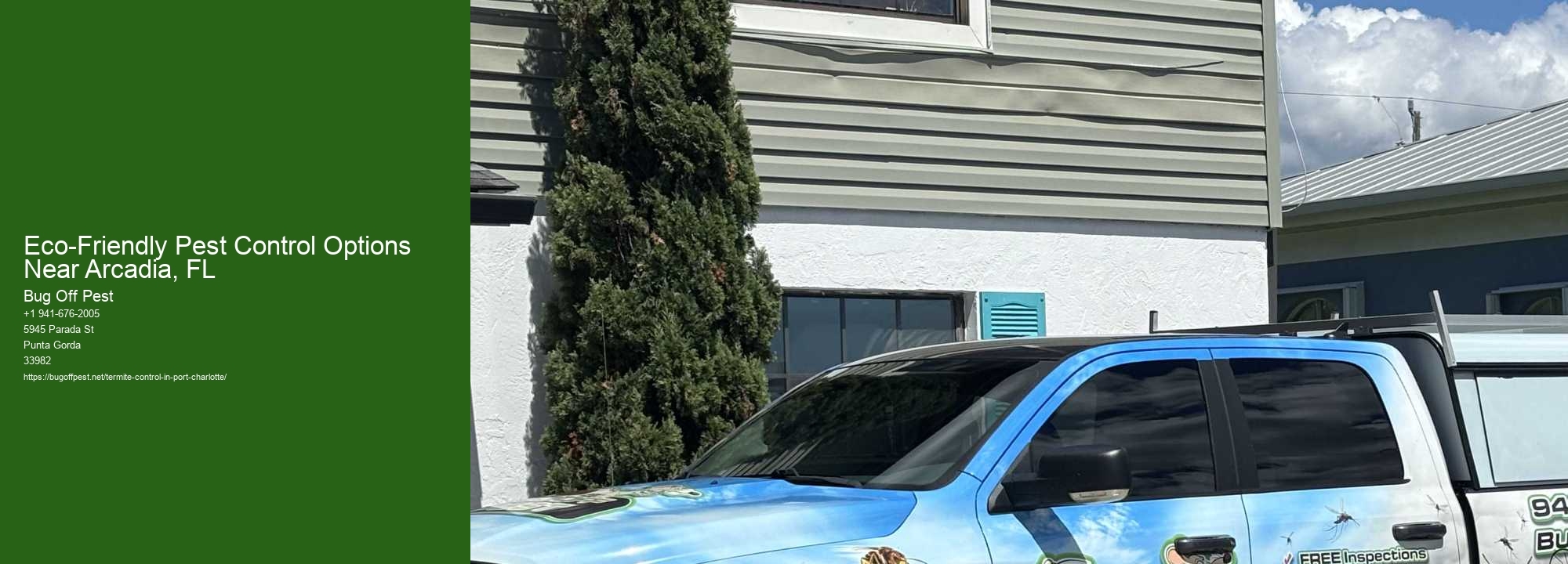 Eco-Friendly Pest Control Options Near Arcadia, FL