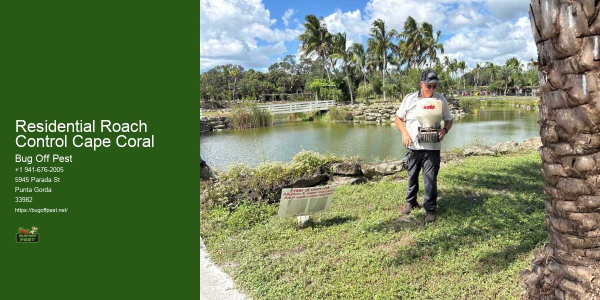 Residential Roach Control Cape Coral