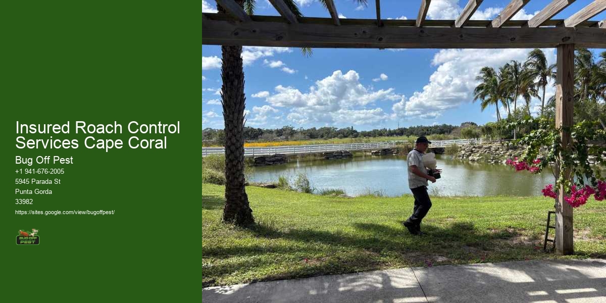 Insured Roach Control Services Cape Coral