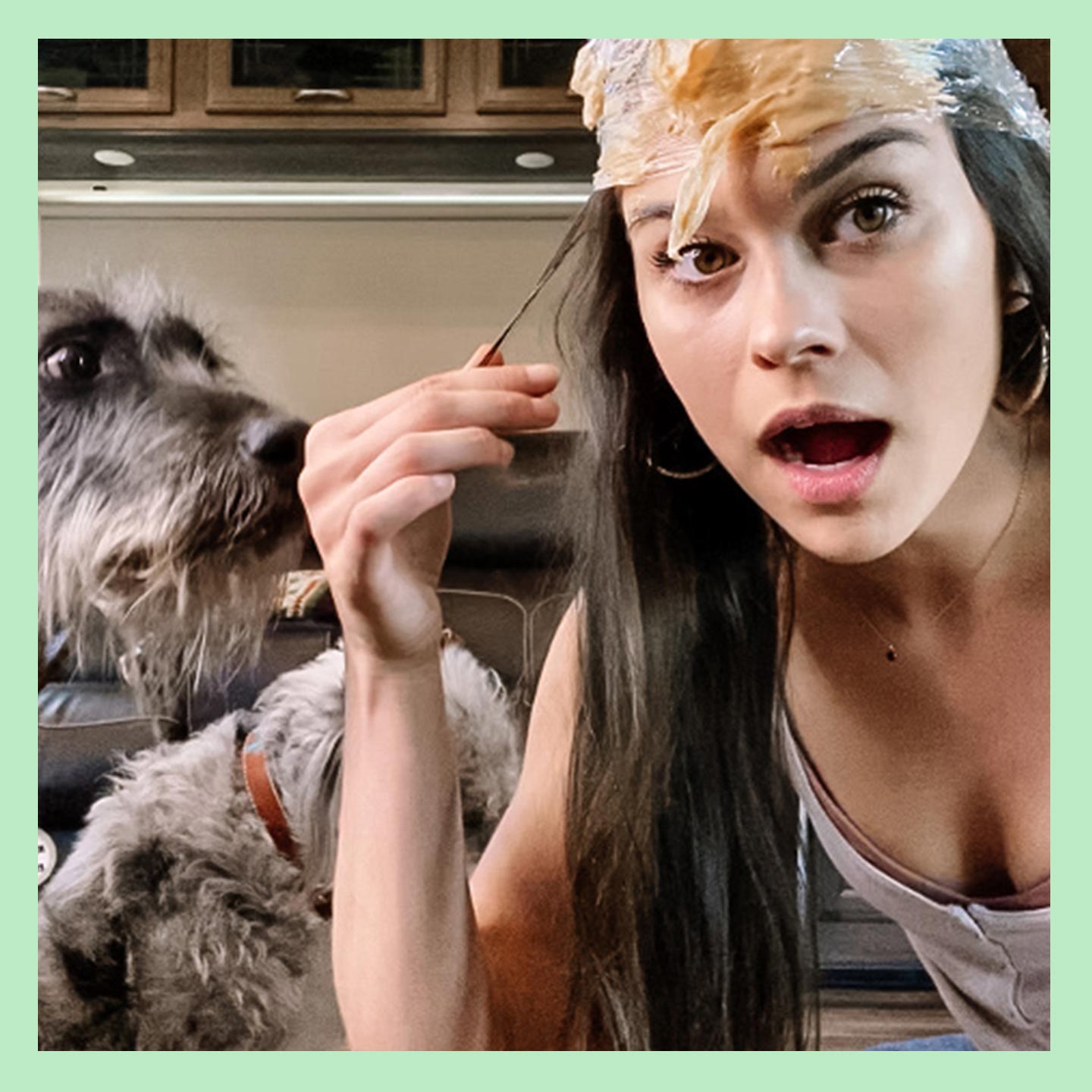 peanut butter grooming hack