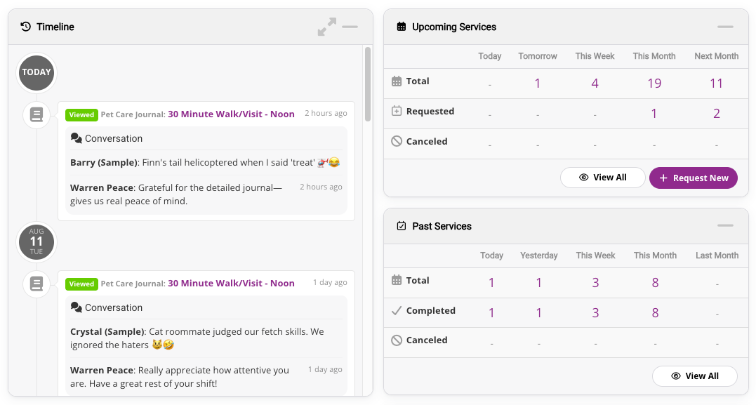 Reduce repetitive communication as you grow in Precise Petcare