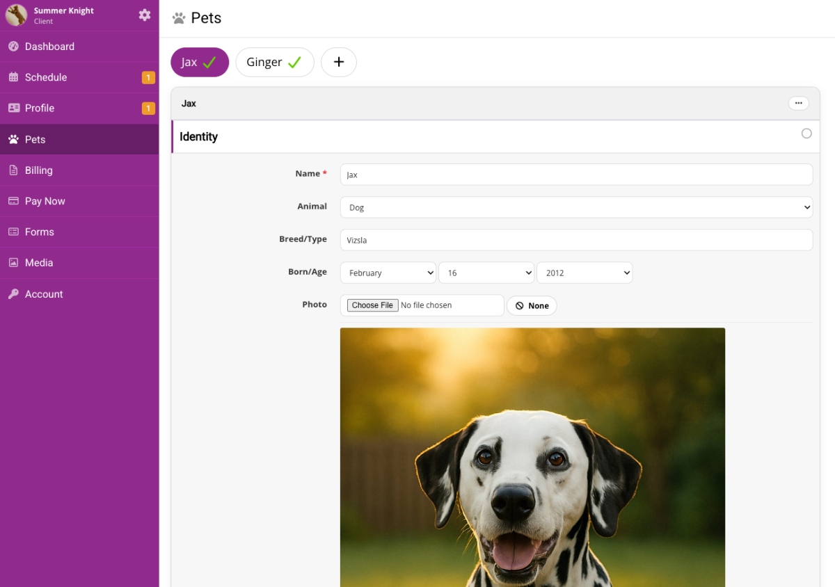 Give clients mobile access too in Precise Petcare
