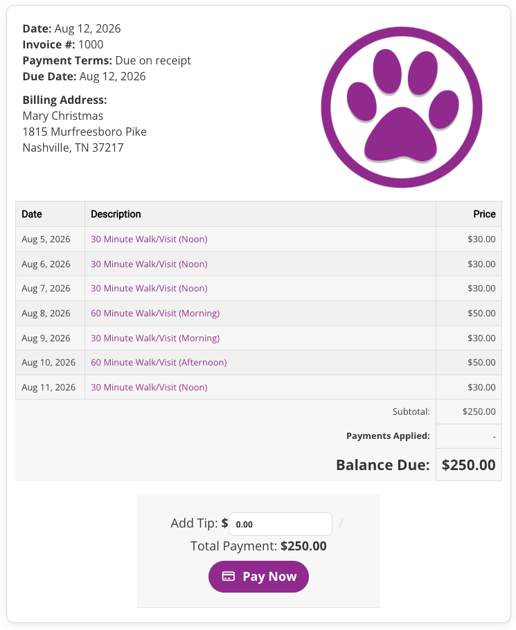Accept online payments and keep cards on file in Precise Petcare