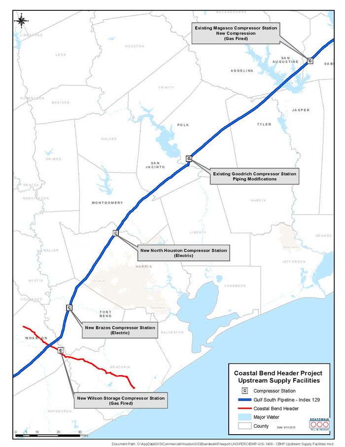 Coastal Bend Header Project