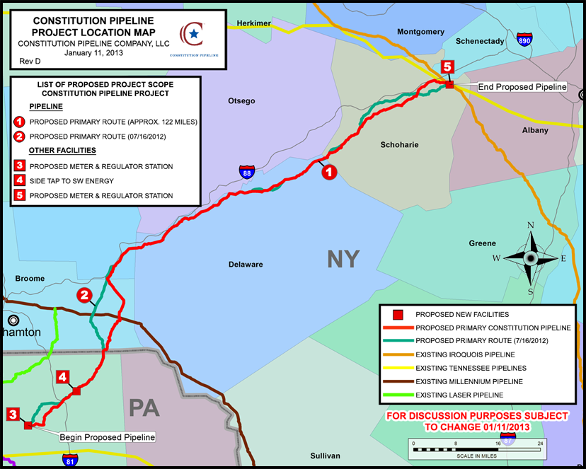 Constitution Pipeline Map