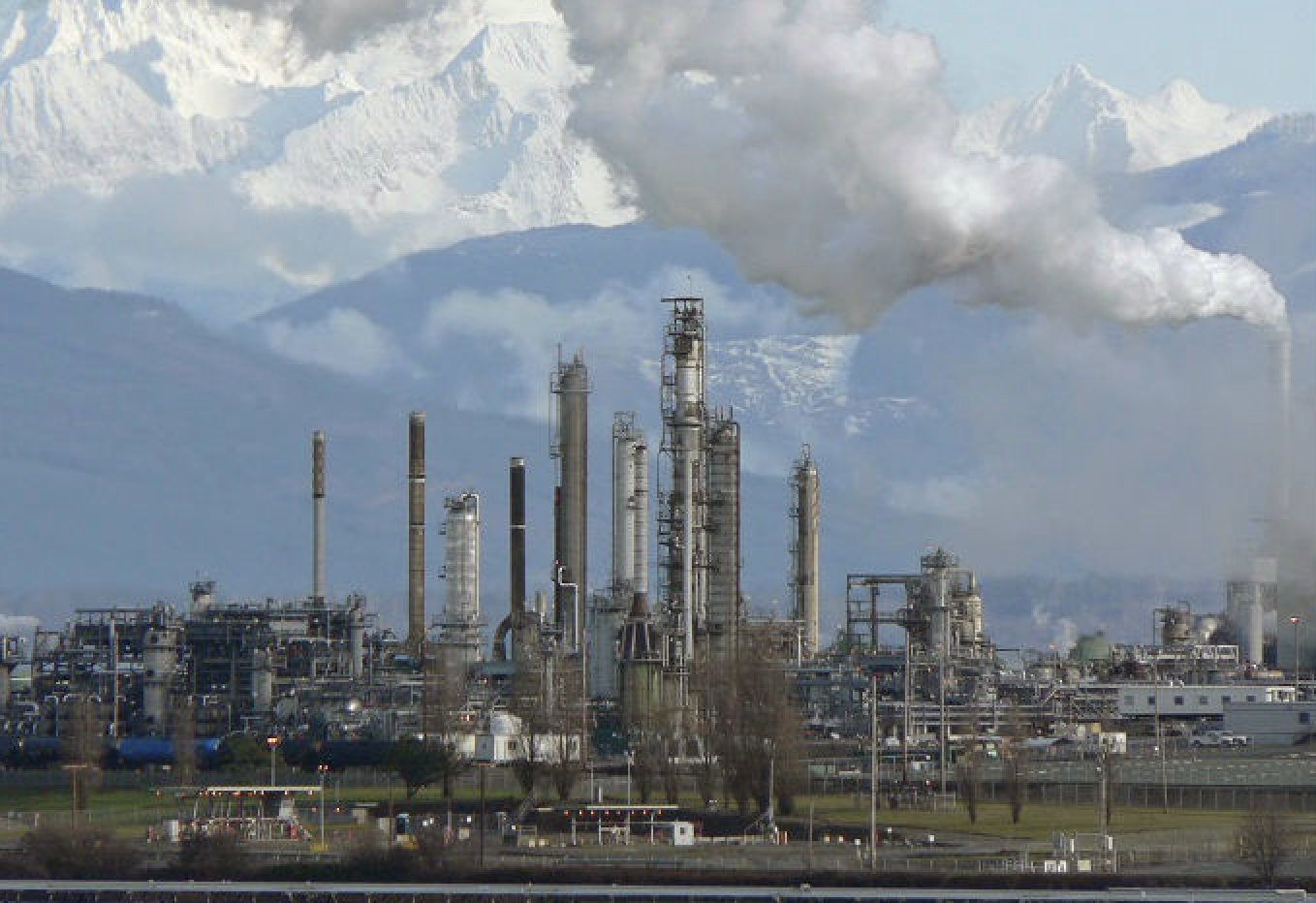 Anacortes Refinery at the north end of March Point in Washington.