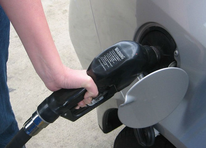 pumping gas
