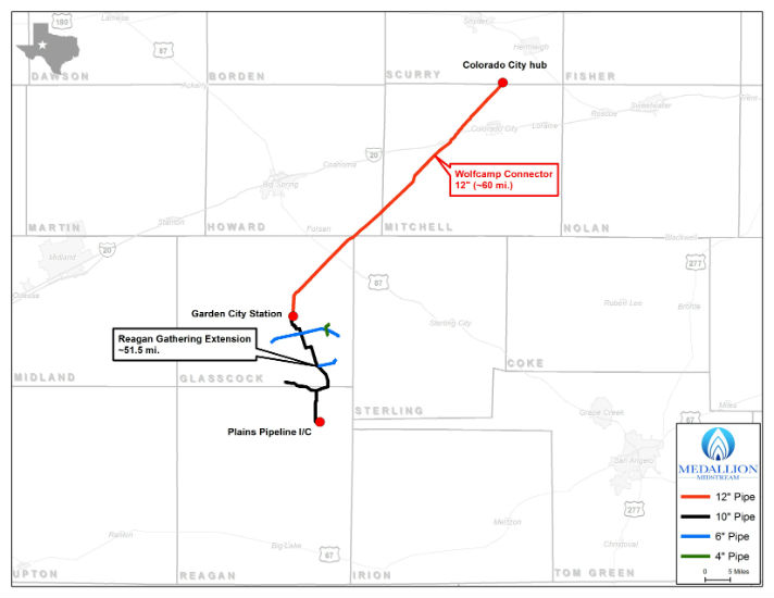 The Wolfcamp connector route.