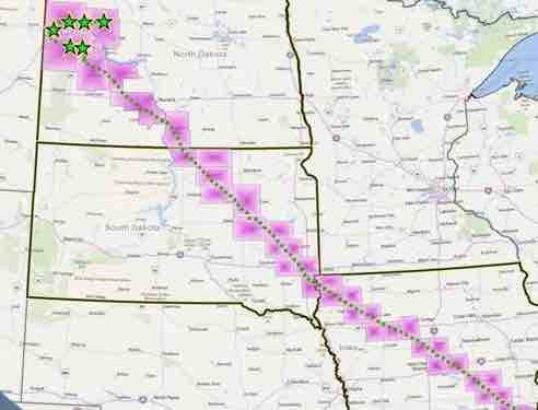dakota access pipeline map