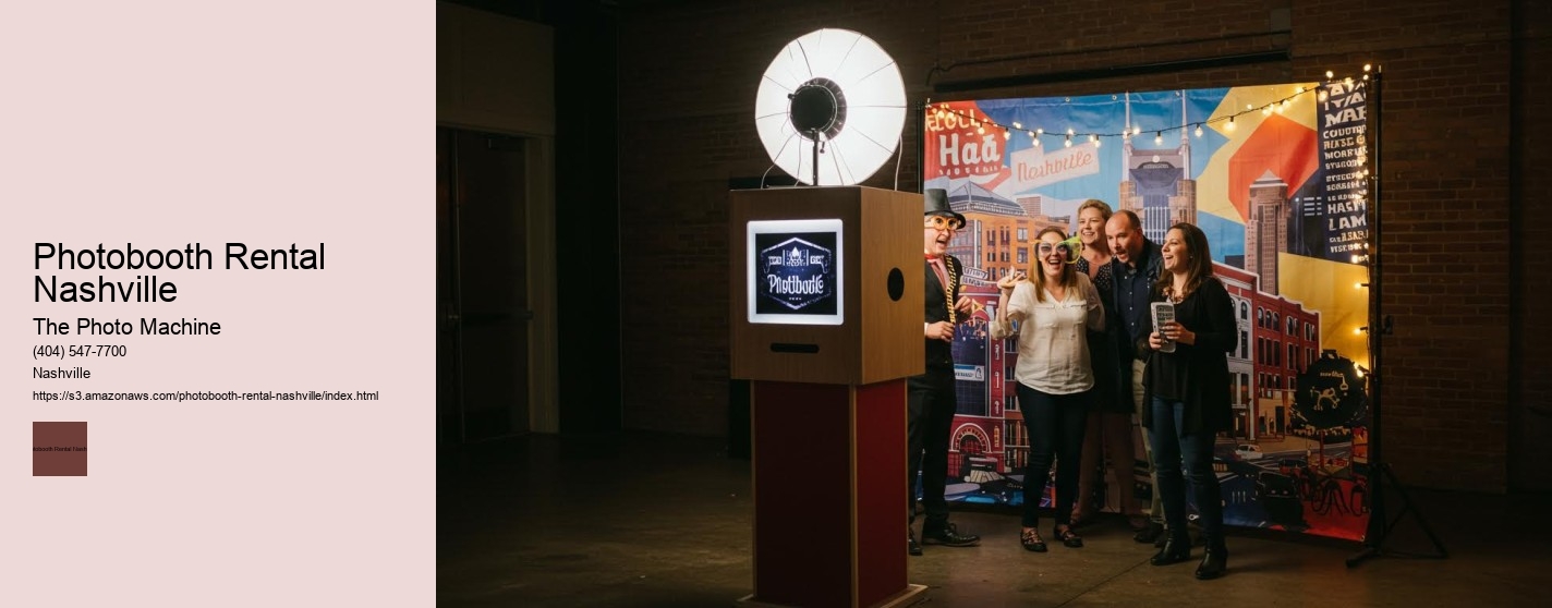 Photobooth Rental Nashville