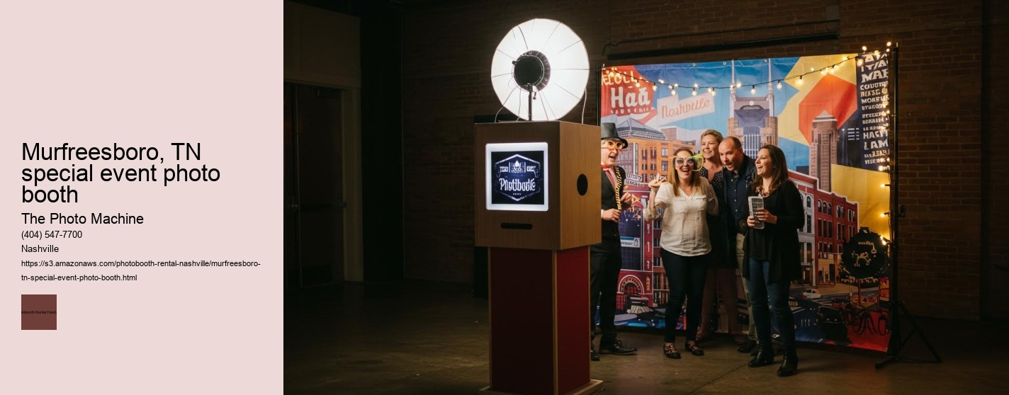 Murfreesboro, TN special event photo booth