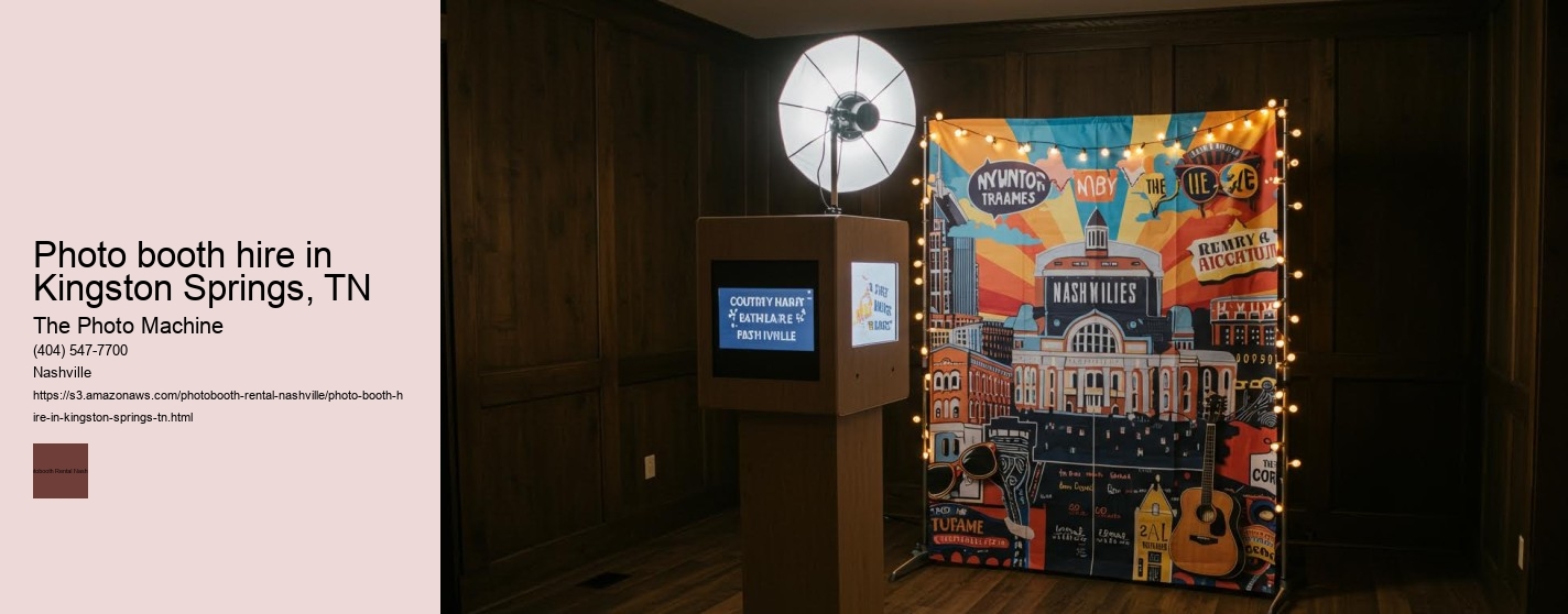 Photo booth hire in Kingston Springs, TN