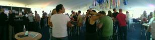 The fantastic Hed Kandi Hospitality tent . . .