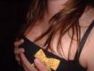 holding my breasts in