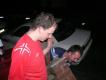 This is what happens when Dan needs to hold onto an unstable gate-post for stability!