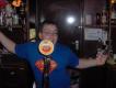 superman is left in charge of the bar...!