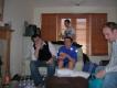 The morning after. Notice Finch with his Asda smart-price lager.