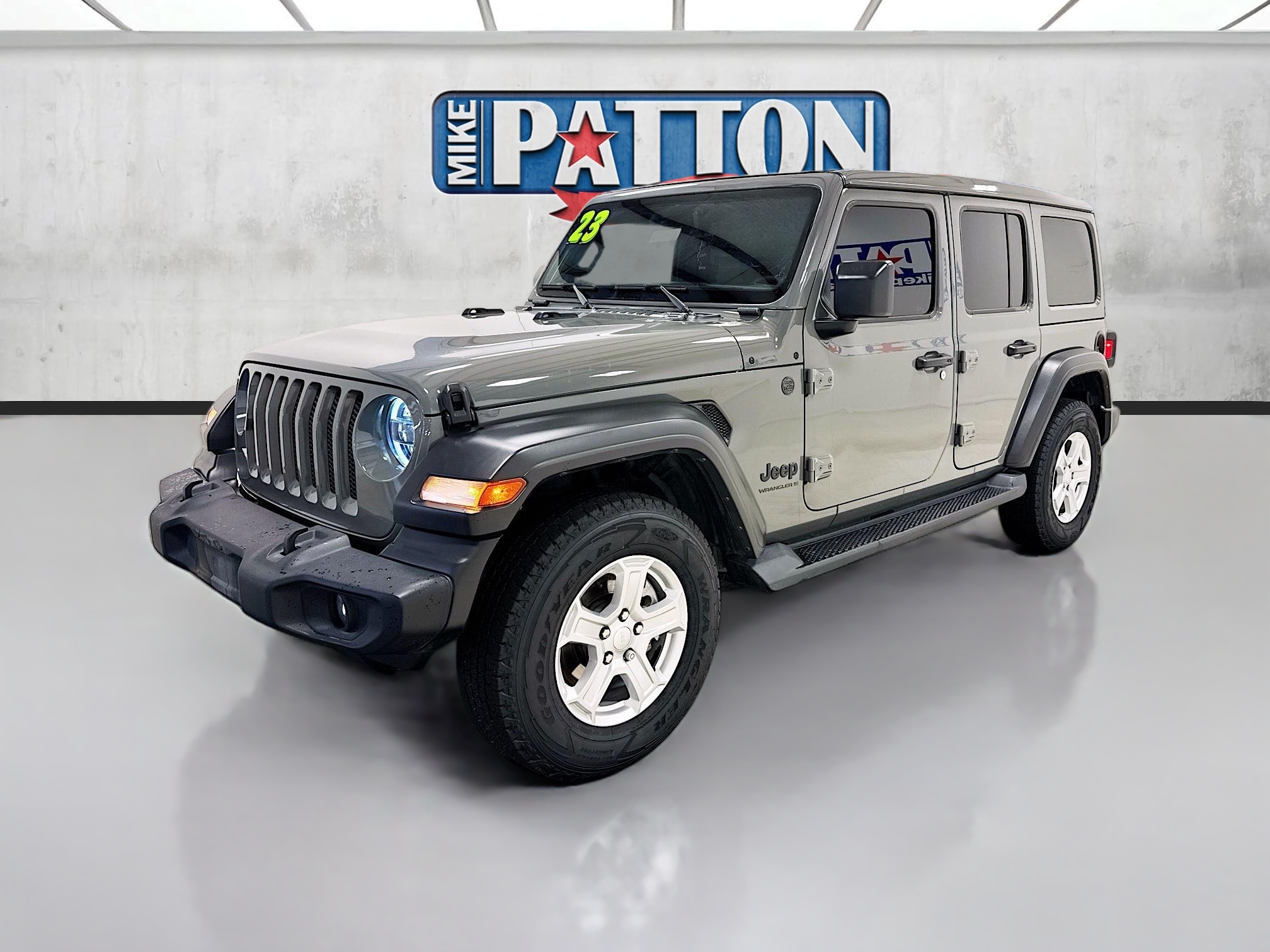 Used Sting-Gray Clearcoat 2023 Jeep Wrangler Sport S for Sale in