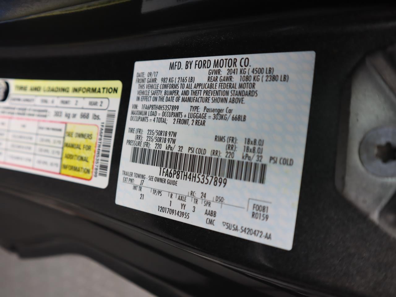 Florida Fine Cars - Used FORD MUSTANG 2017 MIAMI ECOBOOST