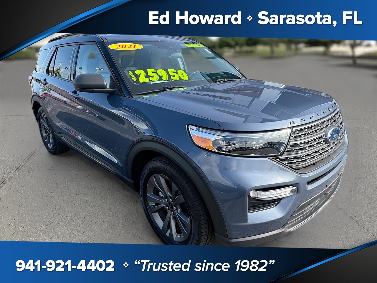 LIGHT SLATE 2021 Ford Explorer SUV / Crossover Rear-Wheel Drive Automatic