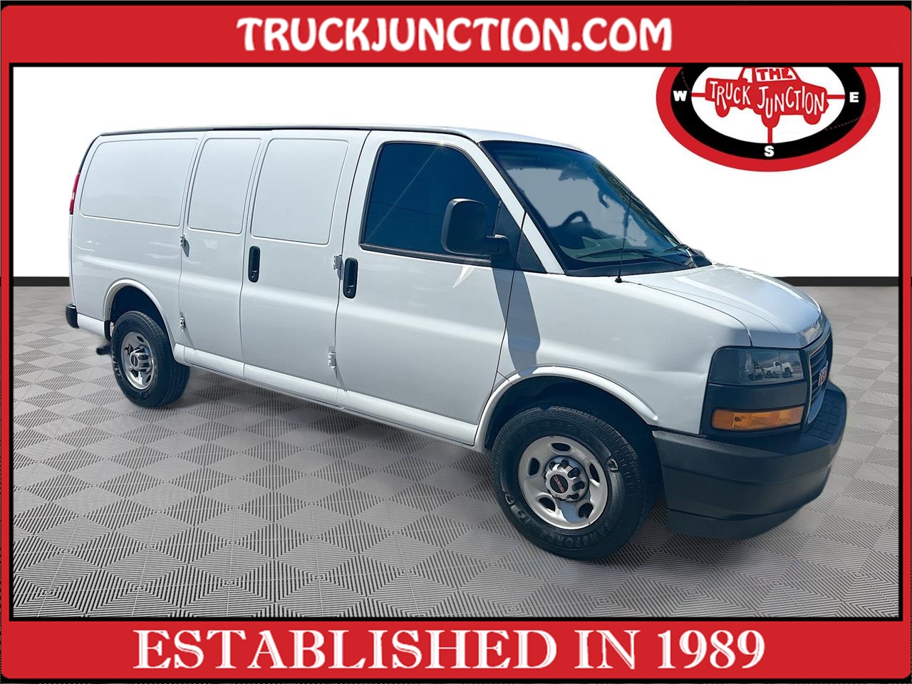 Gray 2019 GMC Savana Cargo 2500 RWD Van Rear-Wheel Drive Automatic